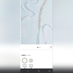 David's Bridal Beaded Belt Sash